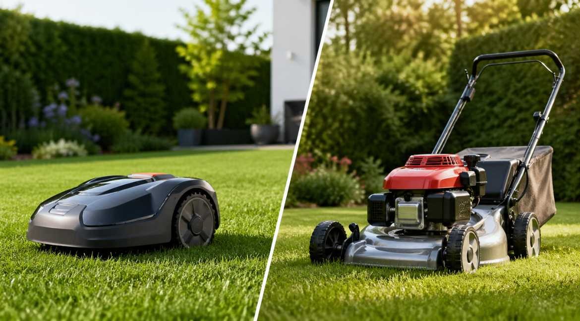 Robot cortacésped vs cortacésped tradicional: ¿cuál elegir?